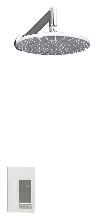 Комплект душевой встраиваемый Wasserkraft A12667WHITE белый, хром