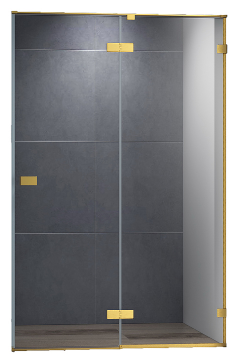 Дверь душевая CEZARES BELLAGIO-B-12-140-C-BORO 140х197 см, в нишу, распашная