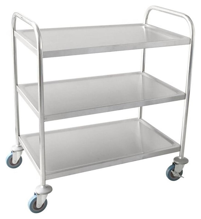 Тележка сервировочная Sunnex CTR-L3 860х540х940 мм 3 яруса (нерж. сталь)