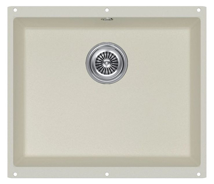 Кухонная мойка KUCHENSTERN 101JS10 UNDER 60 Ku-Granit 530х460х190 мм жасмин