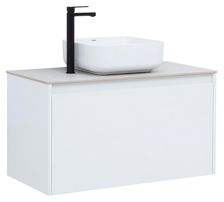 Тумба под раковину Aquanet Nova Lite 90 см 1 ящик, белая