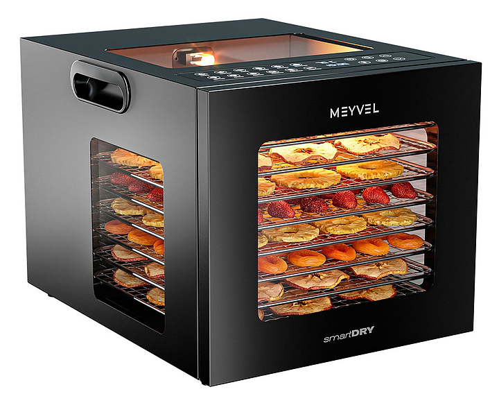 Дегидратор MEYVEL MDH8-1S (Black) 16 л 600 Вт черный