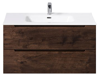 Тумба под раковину BelBagno ETNA-900-2C-SO-RW-P темное дерево