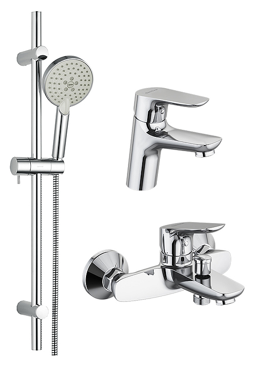 Комплект душевой Damixa Origin Bit 409007700 хром