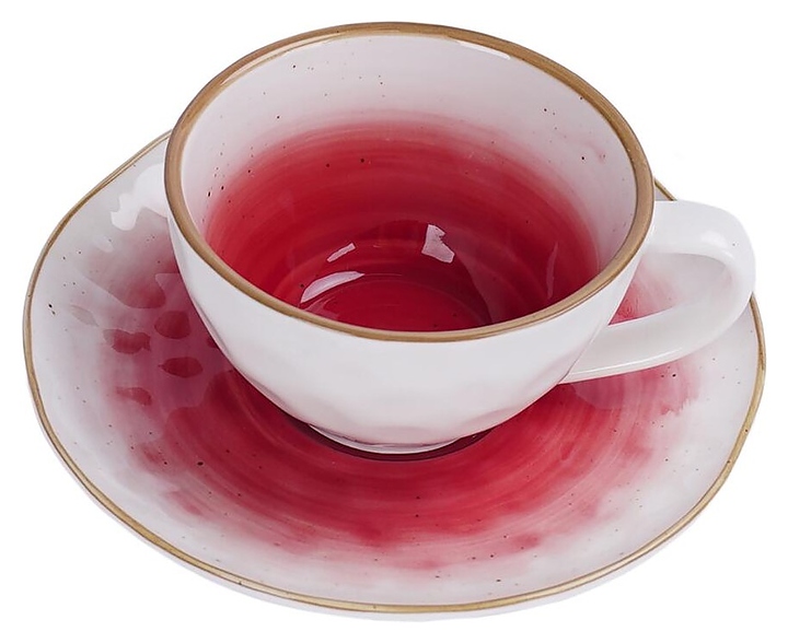 Чайная пара P.L. Proff Cuisine The Sun Eco 81229836 240 мл, красная