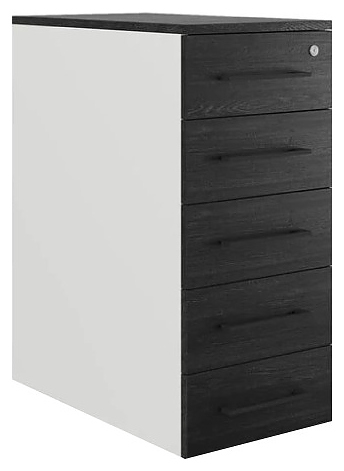 Тумба приставная КОБОР TS5-40/70 white/wood