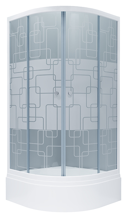 Уголок душевой Triton Квадраты 100х100 В