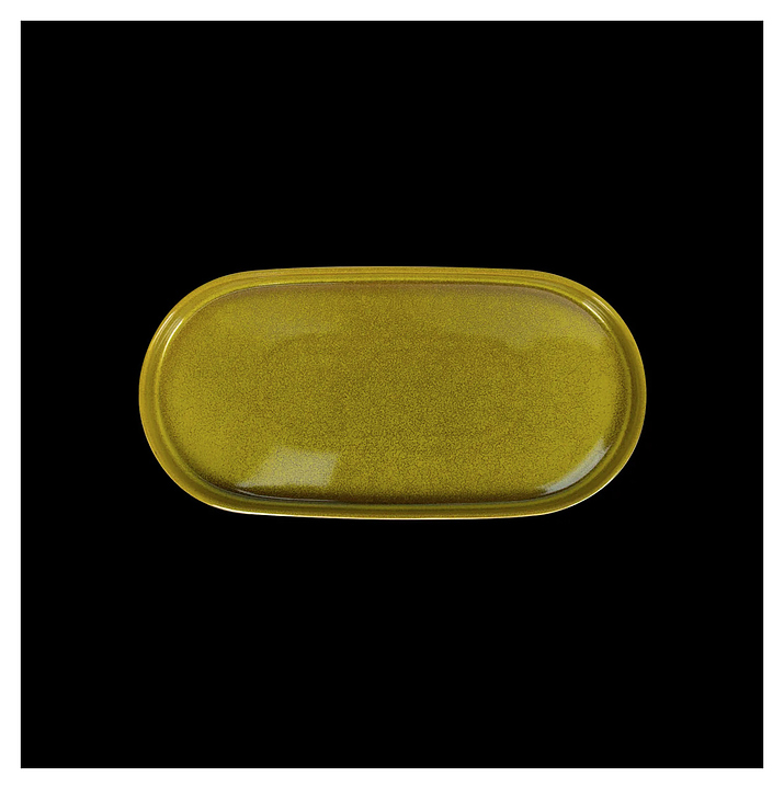 Блюдо овальное Corone Cocorita XSY3738 310х155 мм, желтое