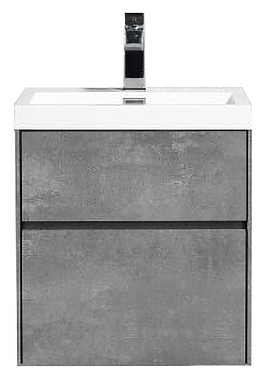 Тумба под раковину BelBagno PIETRA MINI-500AS-2C-SO-SCM Stucco Cemento