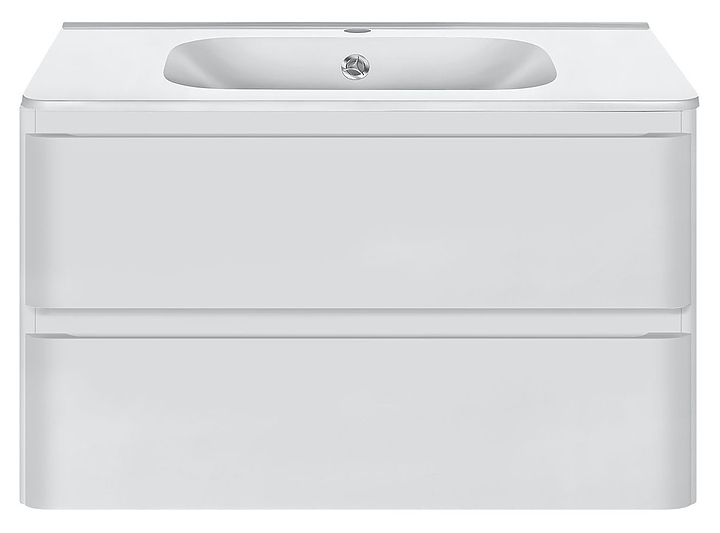 Тумба под раковину Vincea Vico 800 G.White 79х46,6 см, подвесная, белый глянцевый