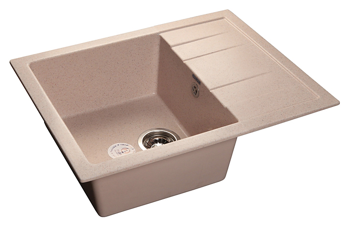 Кухонная мойка GranFest Quadro GF-Q650L св. розовый