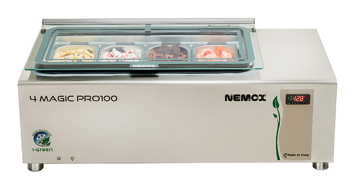 Витрина для мороженого Nemox i-Green 4 Magic Pro100