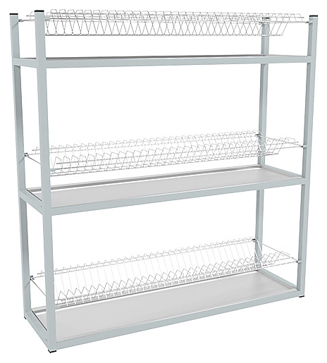 Стеллаж для тарелок ПищТех Эконом СКТК-3КЭ