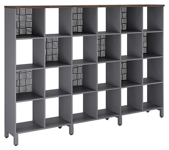 Стеллажная система КОБОР SQ-4X6 graphite/charlston