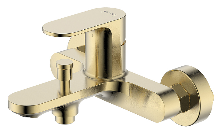 Смеситель для ванны с душем Aquatek Альфа AQ1940BG золото