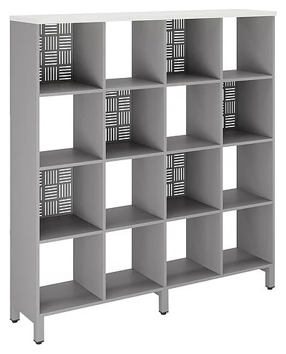 Стеллажная система КОБОР SQ-4X4 aluminum/premium