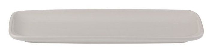 Блюдо прямоугольное ID Fine Transparent Quadro 10000-151630 30см (30x11) серый