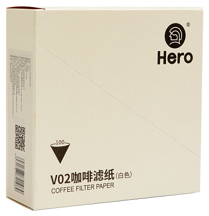 Набор фильтров ZeroHero V02 (100 шт.) неотбеленные