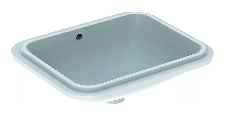 Раковина Geberit VariForm 53 53х44 см, с отверстием под перелив, белая