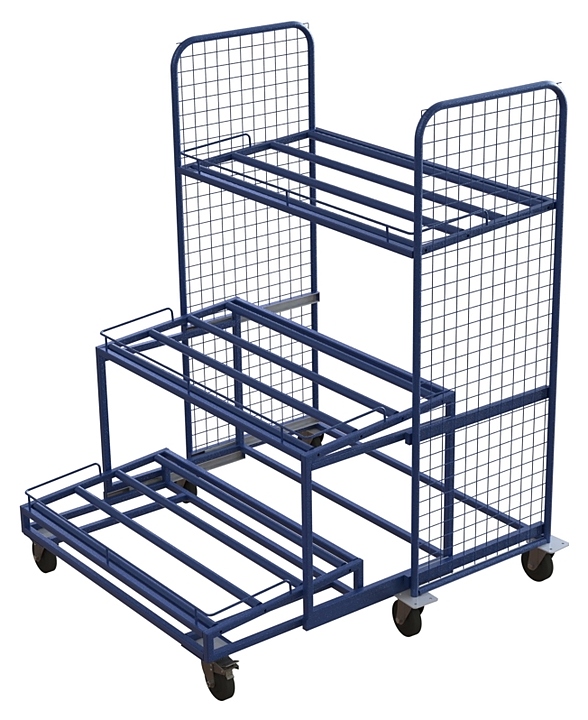 Тележка производственная MetallCart VK24