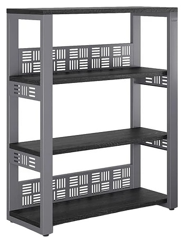 Стеллаж открытый КОБОР ST3-60/36 graphite/wood