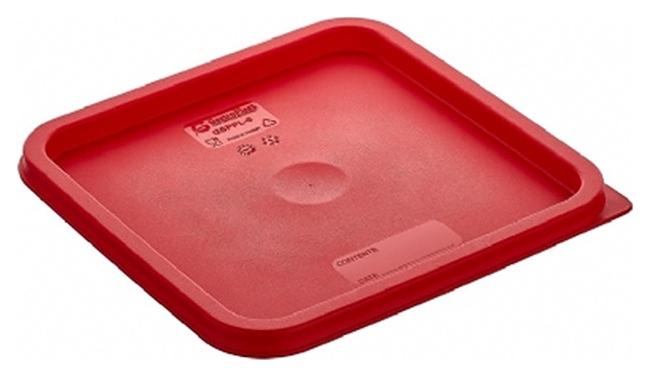 Крышка для контейнера Gastroplast GSPPL-12 29х29 см (полипропилен) красная