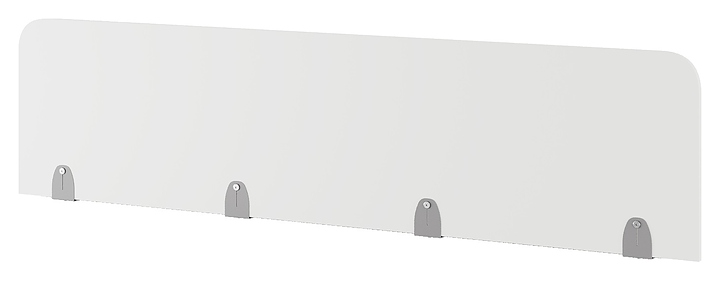 Верхний экран-перегородка КОБОР EV-100 aluminum/premium (ЛДСП)