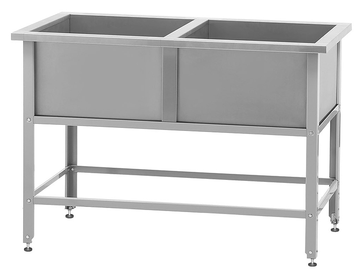 Ванна моечная Mecon Norma Inox ВМСн-630/2 ножка угловая