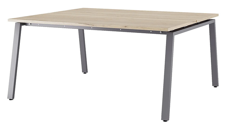 Стол офисный КОБОР A/2-140/160 graphite/natural