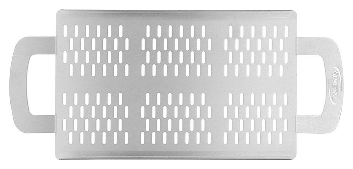 Поднос перфорированный для римской пиццы GiMetal VPFR2540 25х40 см (алюминий)