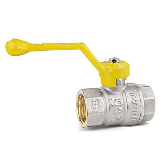 Кран шаровой LD никель газ Pride Ду 40 Ру25 ВР полнопроходной рычаг аналог 11б27п