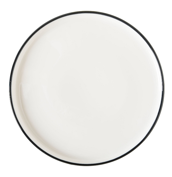Тарелка Bonna Линеа Черный Хюгге 77989 d 160 мм