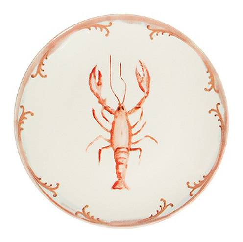 Тарелка десертная ID Fine Lobster Coral TVL20DZ-ID1020 20 см