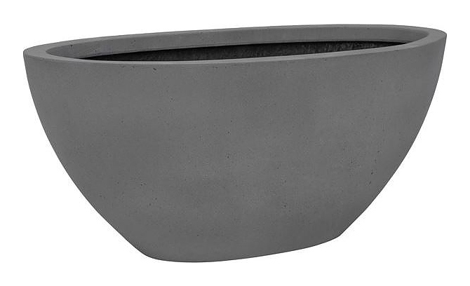 Кашпо Pottery Pots Dorant (53х23,5х21 см) серое матовое