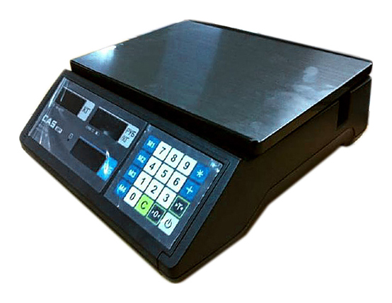 Торговые весы CAS ER JR-30CB LT черные