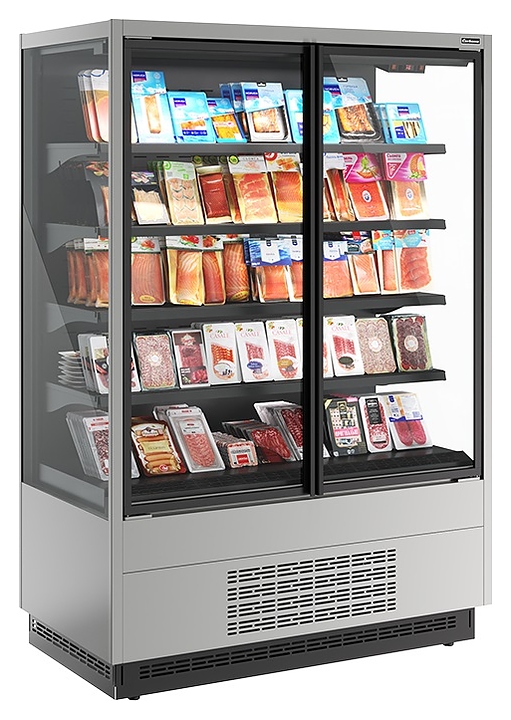 Горка холодильная Carboma FC 20-07 VV 1,3-1 версия 2.0 Standard (фронт X1) 0430