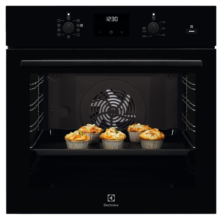 Духовой шкаф с пароувлажнением Electrolux EOD3C70TK черный / стекло