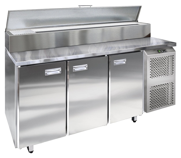 Стол холодильный для пиццы Finist СХСмпцг-700-3(1/6) с гранитной столешницей