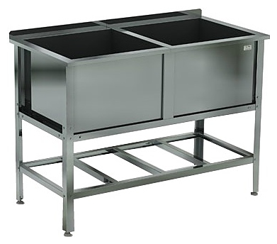 Ванна моечная КОБОР ВМСБ/2-120/63