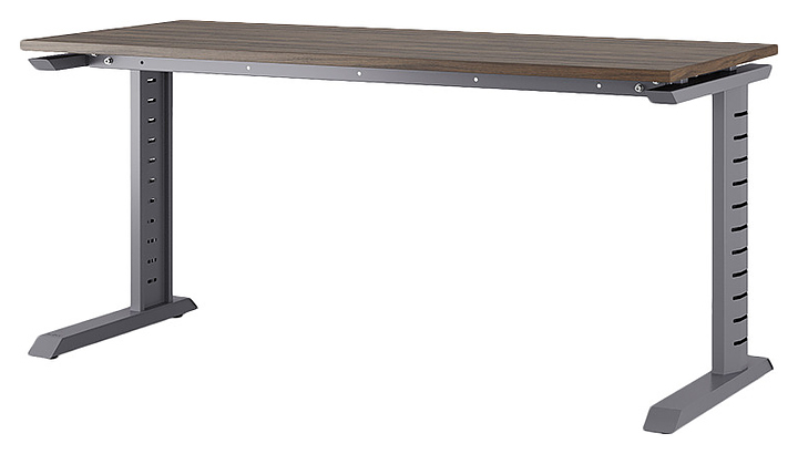 Стол офисный КОБОР L2-80/80 graphite/charlston