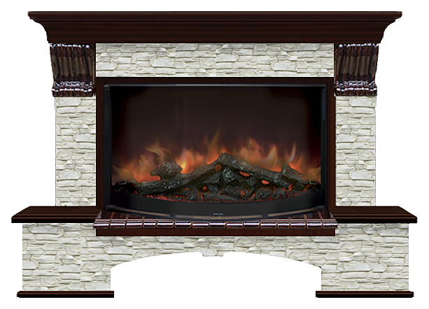 Камин Glenrich Бостон К R 86 ГО дуб 46