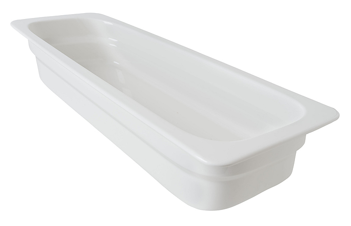 Гастроемкость Bonna White 79866 2/4 530х162 мм, h 30 мм, фарфор