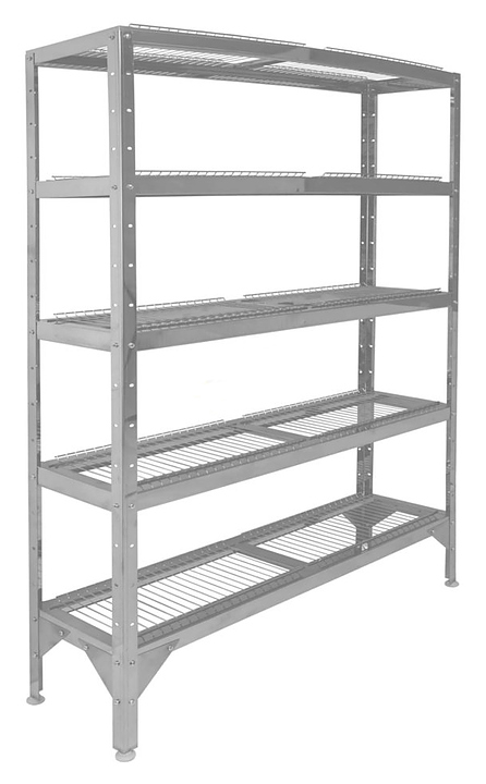 Стеллаж кухонный Hessen СР-1,6*8/5 нерж.