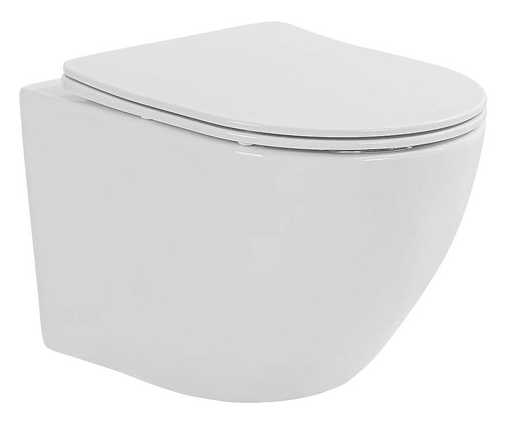 Унитаз подвесной с сиденьем Taliente Amato Esteso Tornado 3 AE65053 36х52х35 см белый