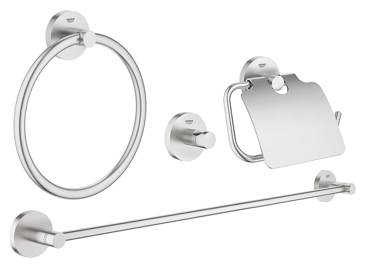 Набор аксессуаров 4 в 1 Grohe Essentials 40776DC1 суперсталь
