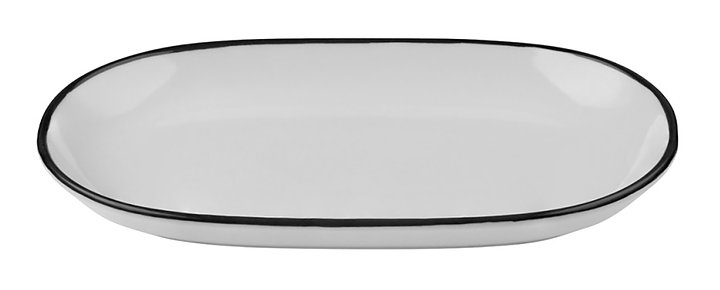 Блюдо овальное ID Fine Modest Black 19001-143014 14 см