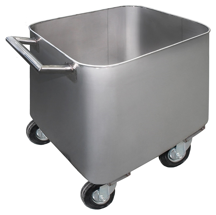 Тележка-чан для перевозки фарша Finist ТЧ 620х775х600 мм без ручки