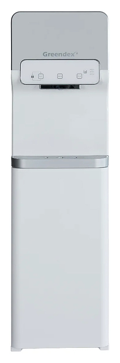 Кулер для воды Greendex White Silver Pro