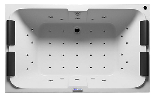 Ванна гидромассажная RIHO LAURA 180x115 см, акрил