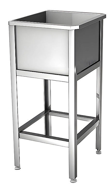 Ванна моечная GPSteel ВМ-1 530/530/850 Эконом